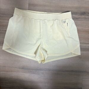 CALIA by Carrie Underwood Soft Yellow Athletic Shorts